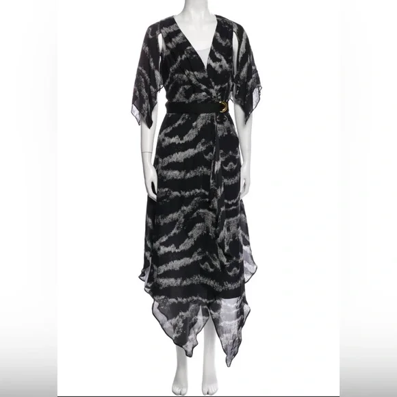 Manning Cartell Dresses | New With Tags Manning Cartell Wrap Dress | Color: Black/White | Size: 0 | Jujustay2fresh's Closet